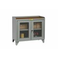 Little Giant Counter Height Bench Cabinet, 36"W, Perforated Doors, Hardboard MHP3-LL-2D-2436